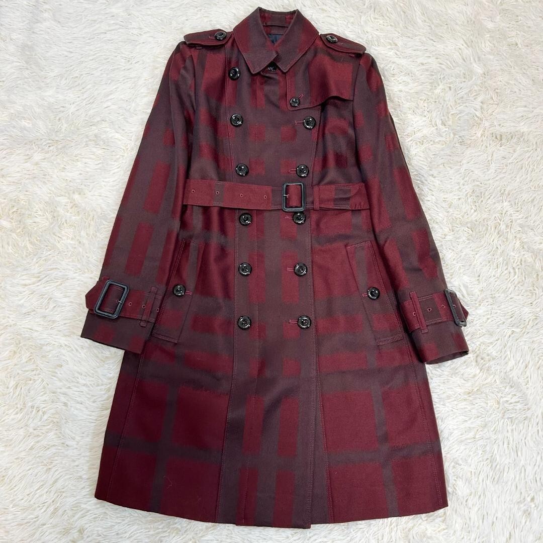 BURBERRY LONDON Authentic Red Trench Coat Women Size 38 US S