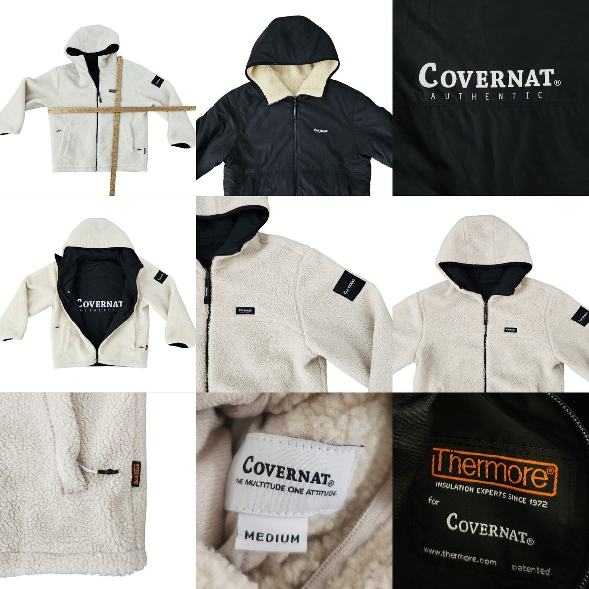 スウェット・トレーナー COVERNAT COVERNAT X BLACK YAK FLEECE MAN TO MAN CHARCOAL 1200W-10644-HtCharcoal-0-
