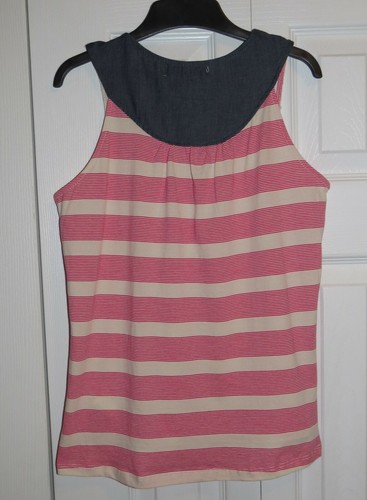 NWOT GIRLS XL 14 16 WHITE LACE FLORAL STRIPED RED SPEECHLESS DENIM TANK TOP - Picture 10 of 11