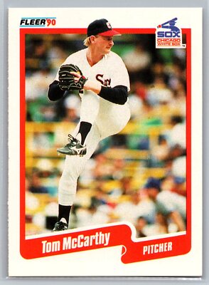 Tom McCarthy 1990 Fleer BASEBALL #541 Chicago White Sox | eBay