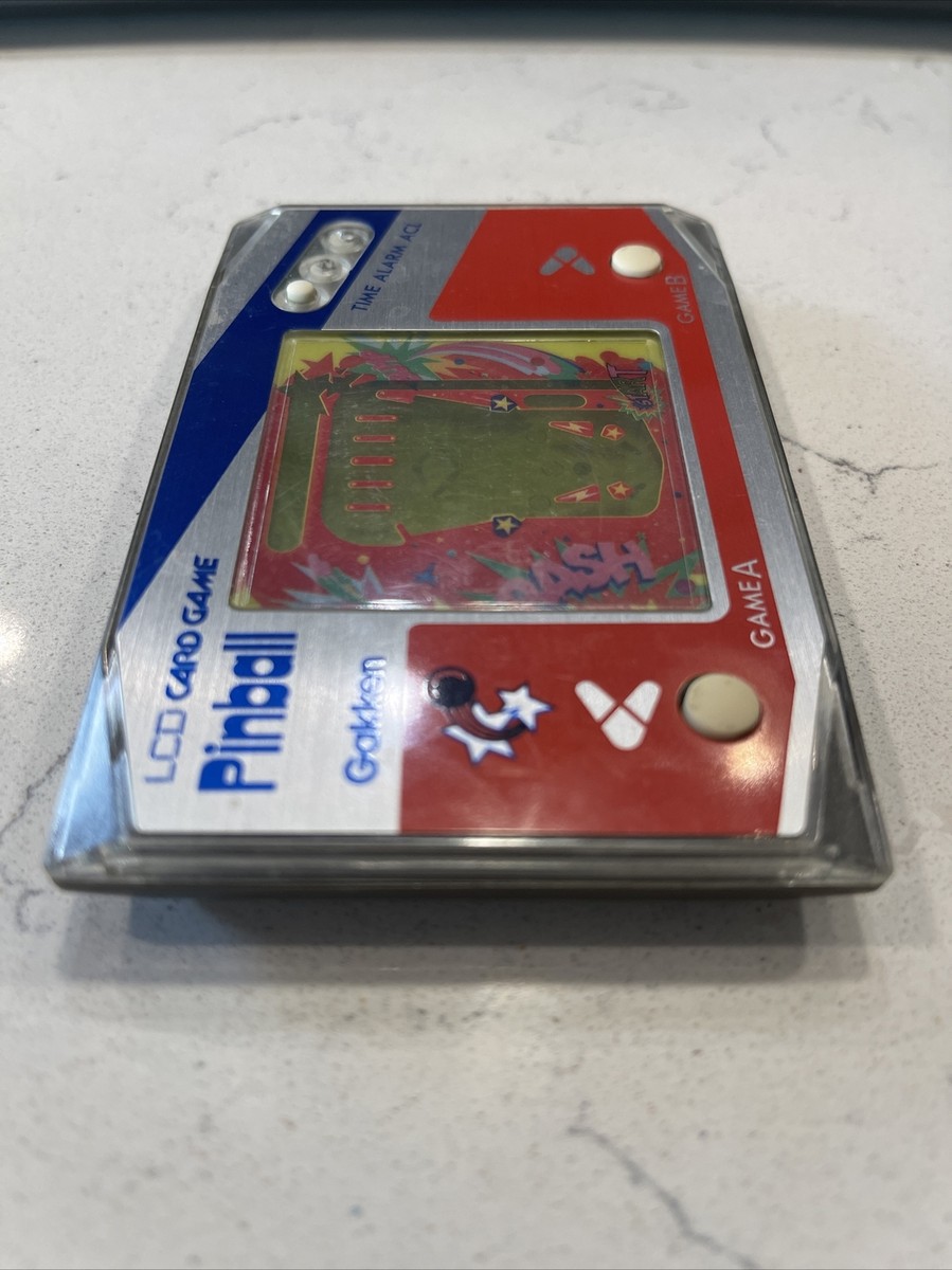 RARE Gakken Pinball Handheld Electronic Game 80s LCD Game RARE Gakken Pinball Handheld Electronic Game 80s LCD Game