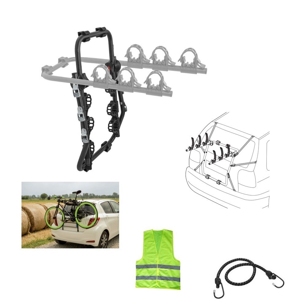 Portabici Renault Scenic X-Mod Cross 2013-2016 | Supporto Portellone 45kg