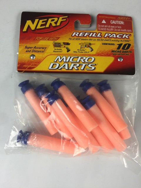 Original NERF Suction Micro Darts 10 