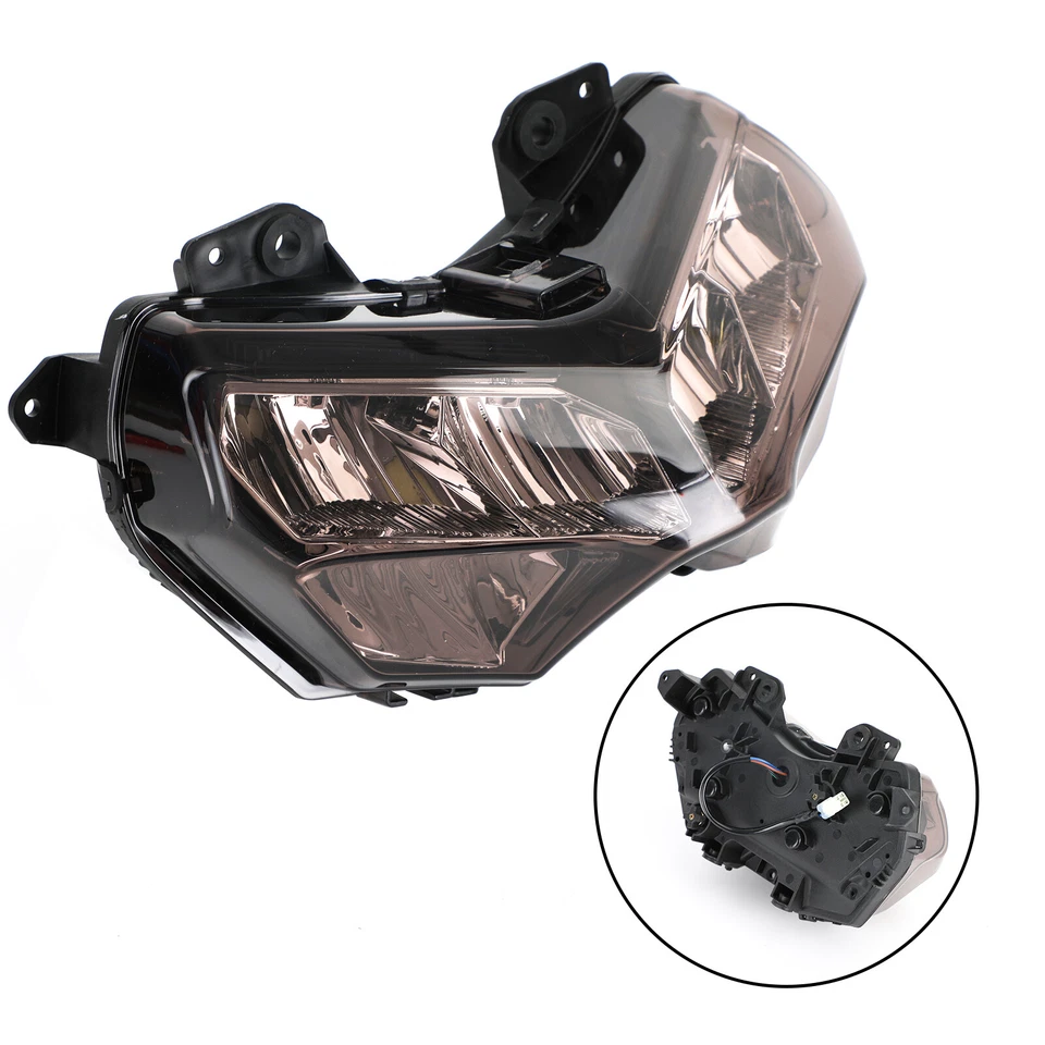 Front Headlight Grille Headlamp Protector For Kawasaki Z400 650 900 20-22 Smoke Foto 4 de 4