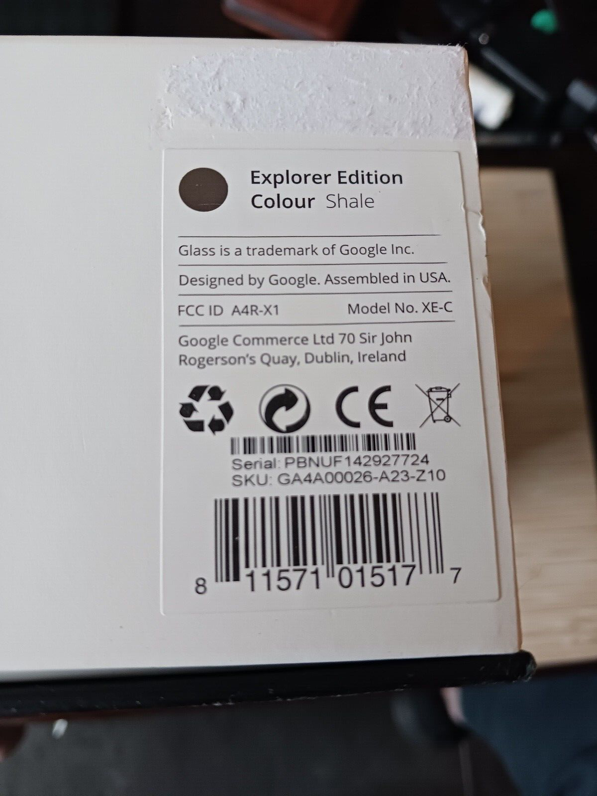 Google Glass XEC Explorer Edition Color Shale nr. 009 eBay