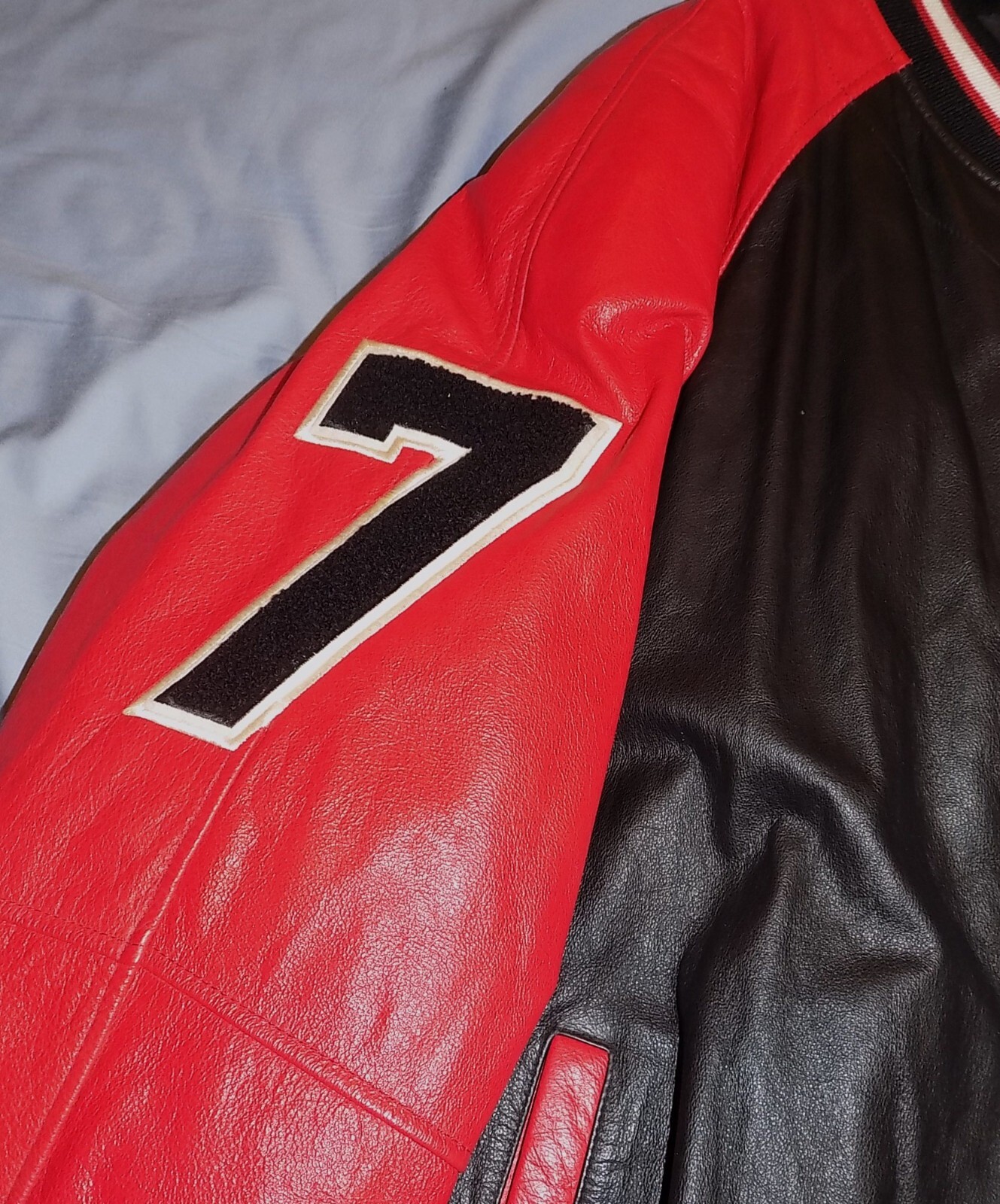 Vintage Ecko Unltd Company Leather Jacket Size XXXL 3XL Bomber Jacket