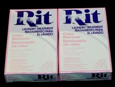 Rit Laundry Treatment Color Remover Lot of 2  2 oz 