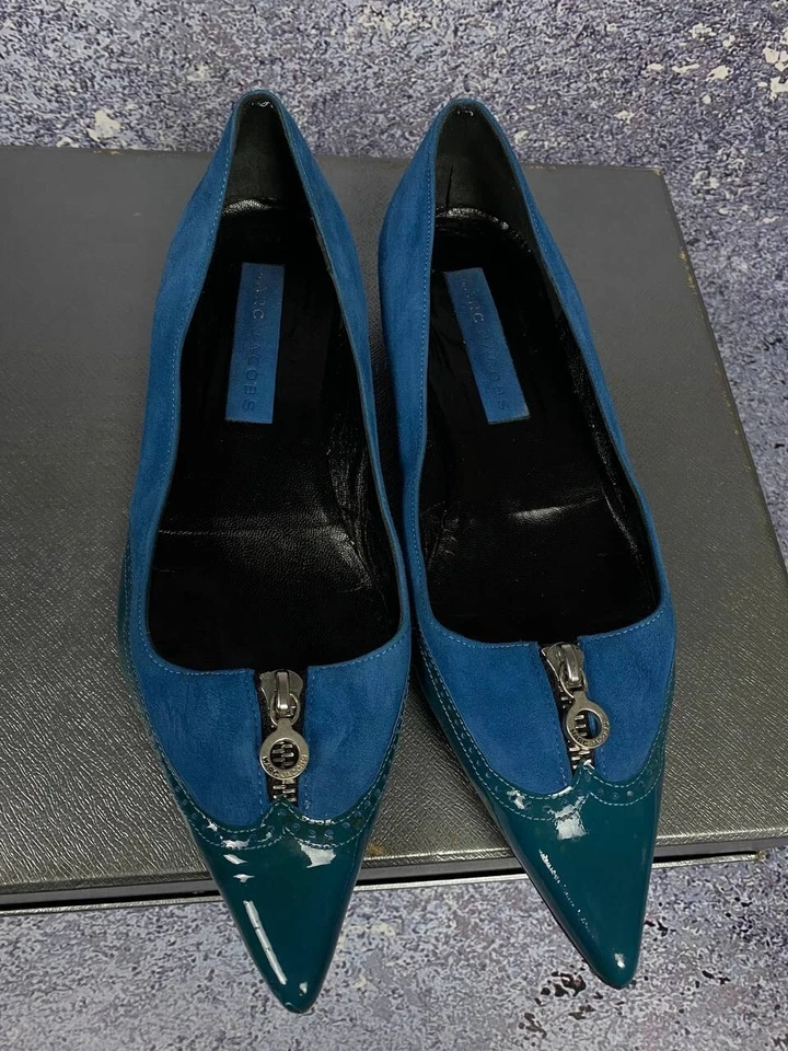 Marc by Marc Jacobs Luxury patent suede Ballet Flats Shoes - Image 2 of 4