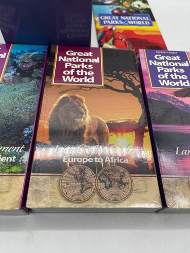 Great National Parks Of The World VHS Box Set 3 Tapes Sealed Readers Digest 2000 - Imagen 4 de 8