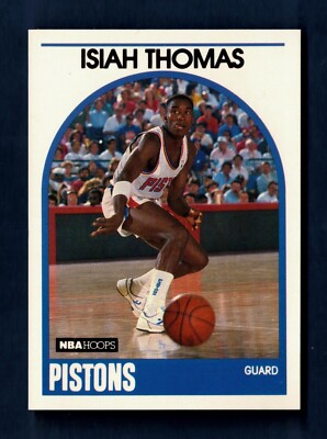 1989-90 NBA HOOPS Isiah Thomas #250 Detroit Pistons MINT