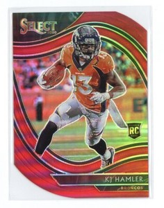 2020 Panini Select #367 KJ Hamler Red Prizm Die Cut