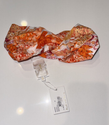 CAMILLA *Dragon Mother* bright orange silk boho twist headband NWT $89 CAMILLA  main image 2