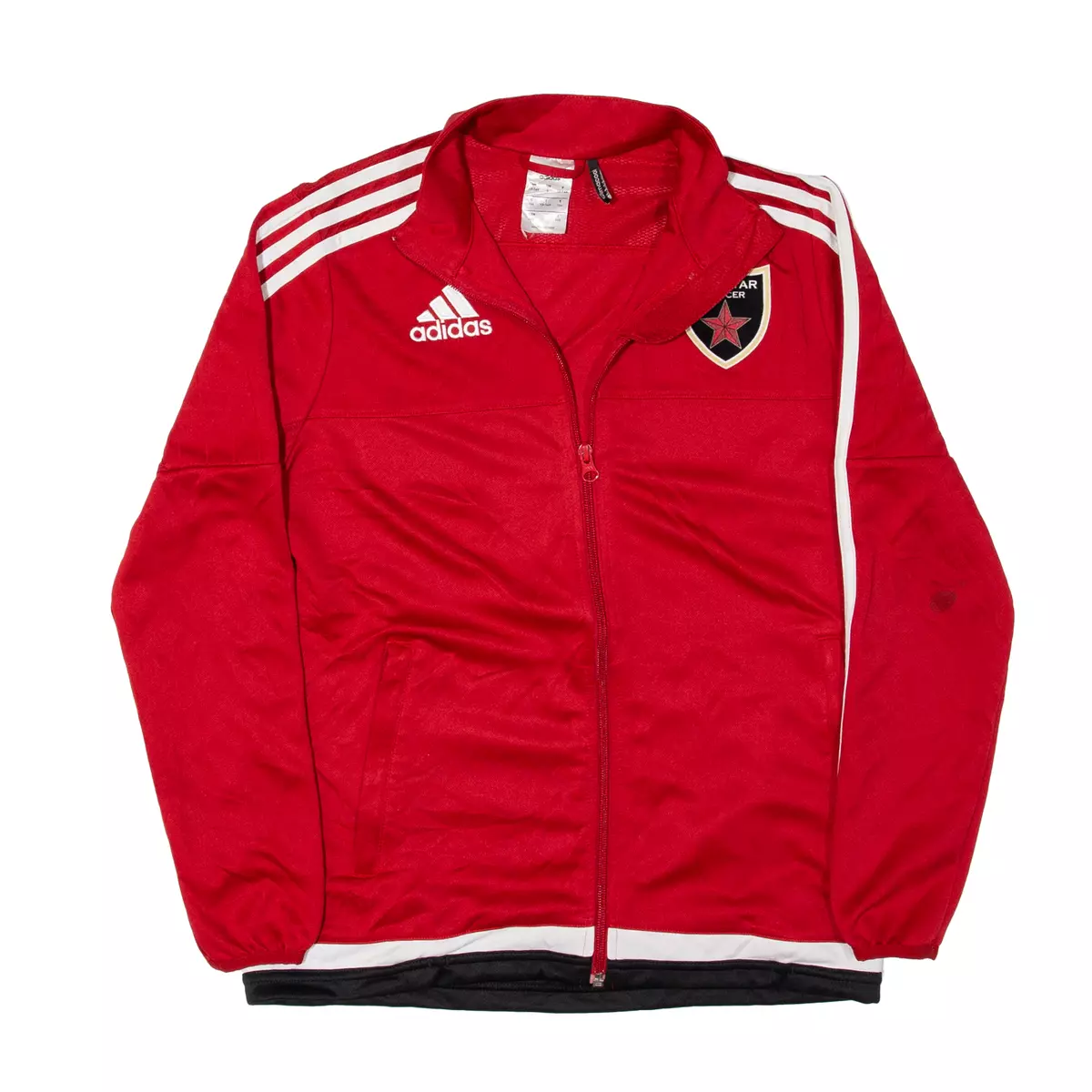 Red adidas shop youth jacket