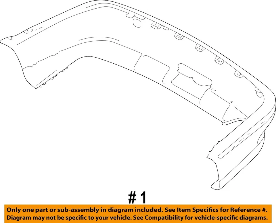 Used Rear Bumper Assembly Rear fits: 2002 Bmw 530I Rear Grade C Foto 4 de 4