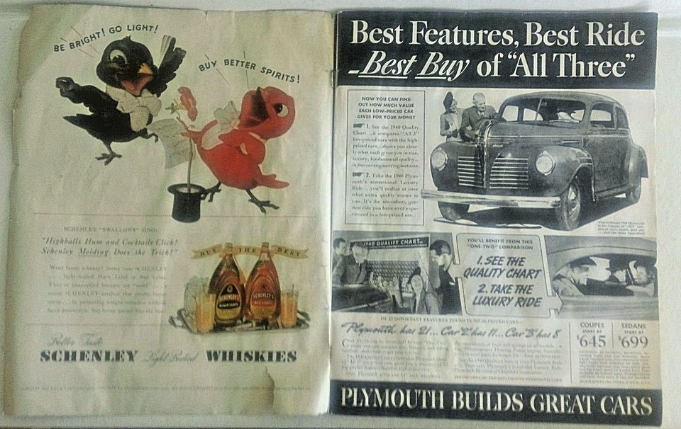 Collier’s Magazine, The National Weekly, April 6, 1940 - Image 2 of 4