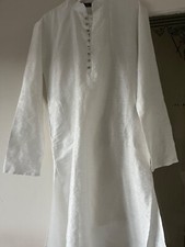 Mens White Indian/Pakistani Sherwani Party occasion Wear .
