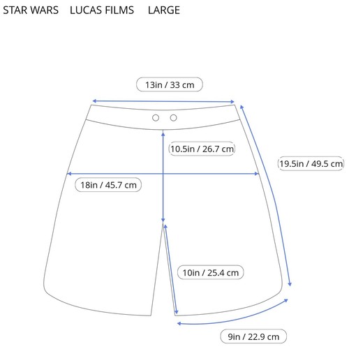 Lucasfilm Ltd Pantaloncini da nuoto grandi Star Wars da ragazzo rossi e neri Stormtroopers - Foto 3 di 8