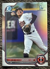 2022 Bowman Draft Chrome Brooks Lee 1st Refractor #BDC-153  Twins