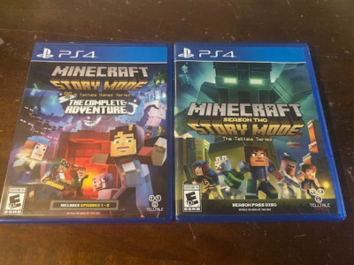 Minecraft: Story Mode The Complete Adventure and Story Mode Season 2 PS4 tested