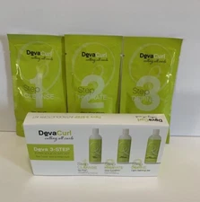 DevaCurl 3-Step Introductory Travel Kit No-Poo-One Condition-Defining Gel