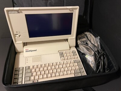 MultiSpeed EL NEC Laptop Very Complete Carry case, extras, manuals