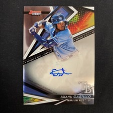 2022 Bowmans Best Estanli Castillo Best of 2022 Prospect Auto #B22-EC Rays