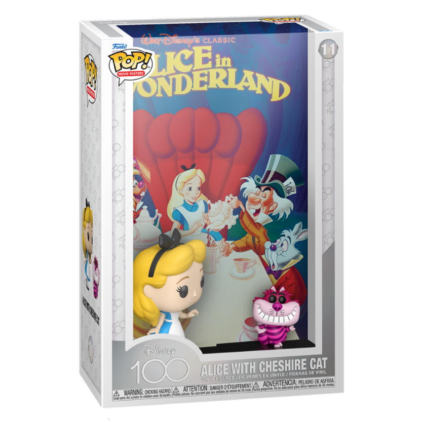Funko Pop Disney Movie Poster - Alice With Cheshire Cat 11