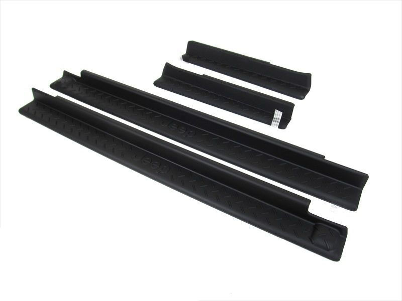 Juego de protectores de umbral para Jeep Wrangler 4 puertas 2007-2017 (N/P 82210106AB)