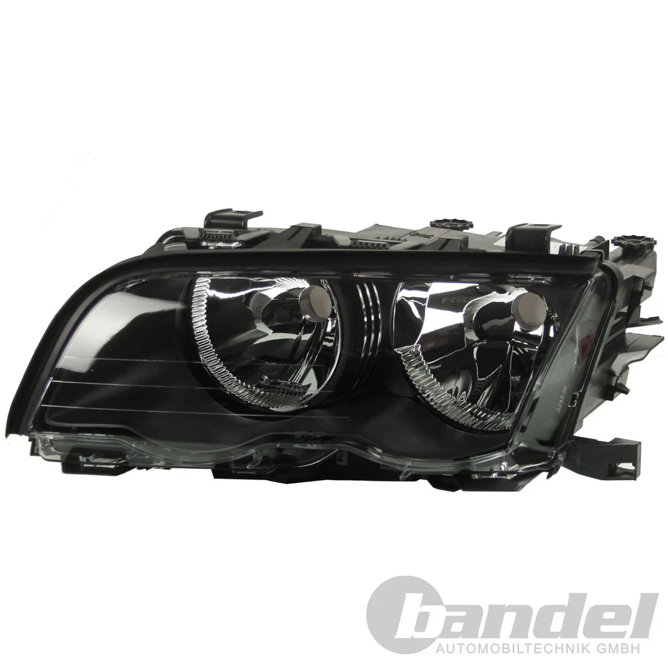 2x TYC H7 SCHEINWERFER SCHWARZ passend für BMW 3er E46 LIMO TOURING VOR-FACELIFT - Bild 3 von 4