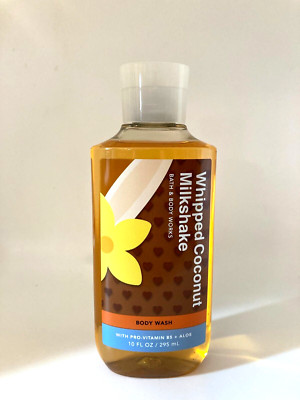 Bath & Body Works Whipped Coconut Milkshake Shower Gel/Body Wash  10 oz NEW