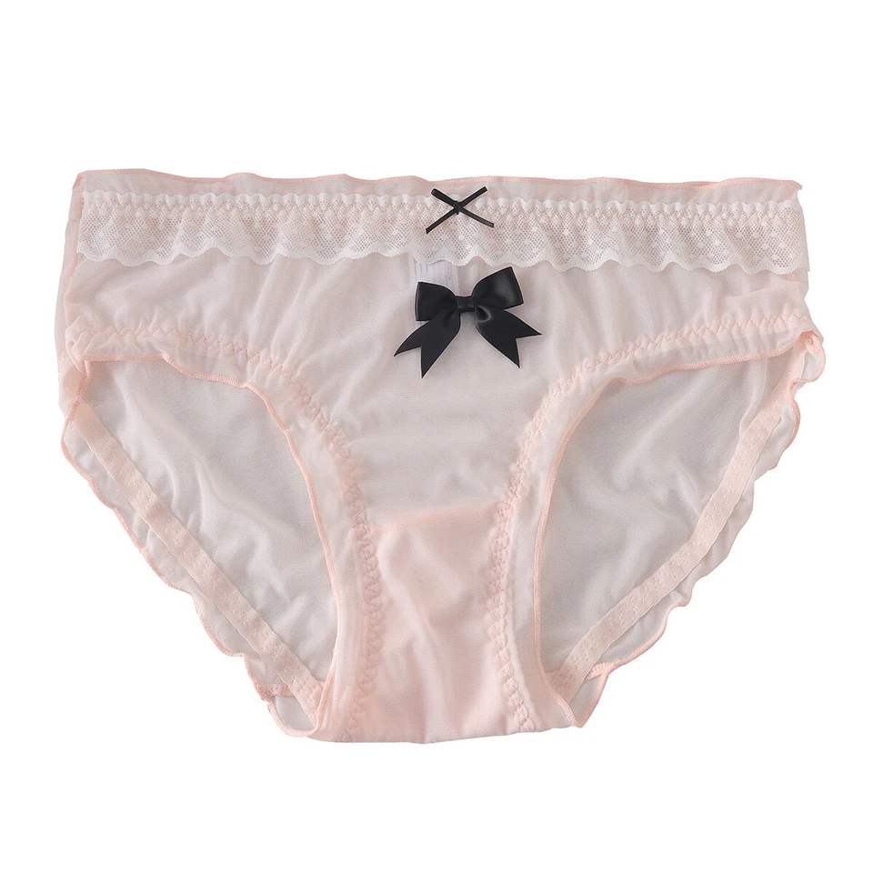 3pcs Teen Girls Thin Underwear Elastic Smooth Sheer Panties for Maidens Knickers - Image 2 of 4