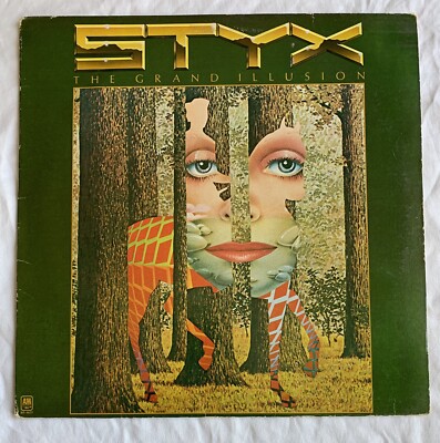 STYX Vinyl The Grand Illusion 1977-Used-Sounds great! | eBay