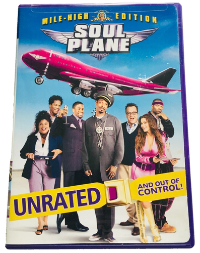 Snoop Dogg Soul Plane DVD Movie Unrated Mile High Comedy Kevin Hart 2004 Tested