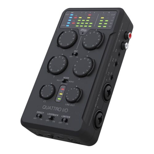 IK Multimedia Irig Pro Quattro I/O Portable audio MIDI interface 4 in / 2 out JP - Picture 15 of 24