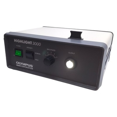 Olympus Highlight 3000 Fiber Optic Light Source 175W, 121VAC 2A, ø15mm Output