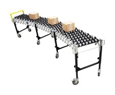 Flexible and Expandable Conveyor | 18″ Wide | 4′-15′ Long