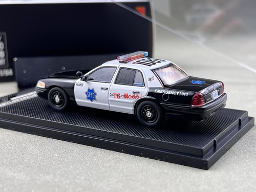 TG Rollin 1:64 SFPD cane polizia CV CROWN VICTORIA modello auto metallo pressofuso nuovo - Foto 8 di 19