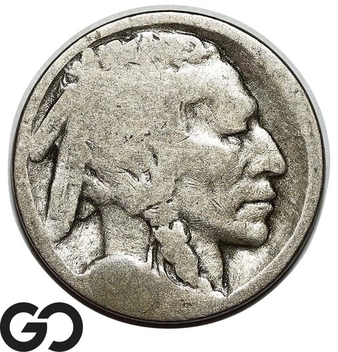 1914-D Buffalo Nickel, Tougher Date