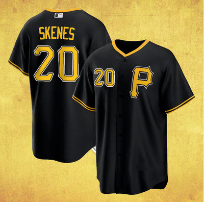 SALE!! Welcome Skenes #20 Pirates Name & Number Baseball Jersey