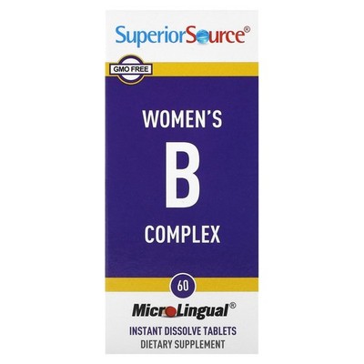 Women's B Complex, 60 MicroLingual Instant Dissolve Tablets