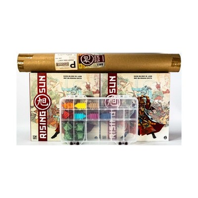 CMON Rising Sun Kickstarter Sammlung #7 - Grundspiel x2 + 3 Erweiterungen VG+/NM