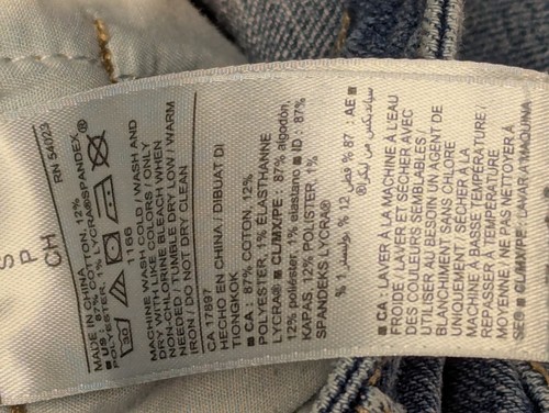 Old Navy Jeans Overall Women S San Francisco Short Pants Pockets Button Strap - Picture 13 of 16