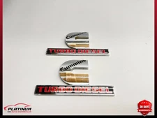 Ram 2500 Cummins Turbo Diesel Emblem Set Of 2 Pcs OEM 68149701AB 2013 - 2018