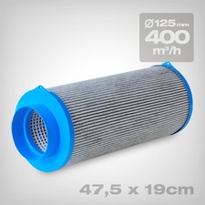 CarbonActive Aktivkohlefilter 500 m³/h Ø125 - Geruchss, druckarm Grow