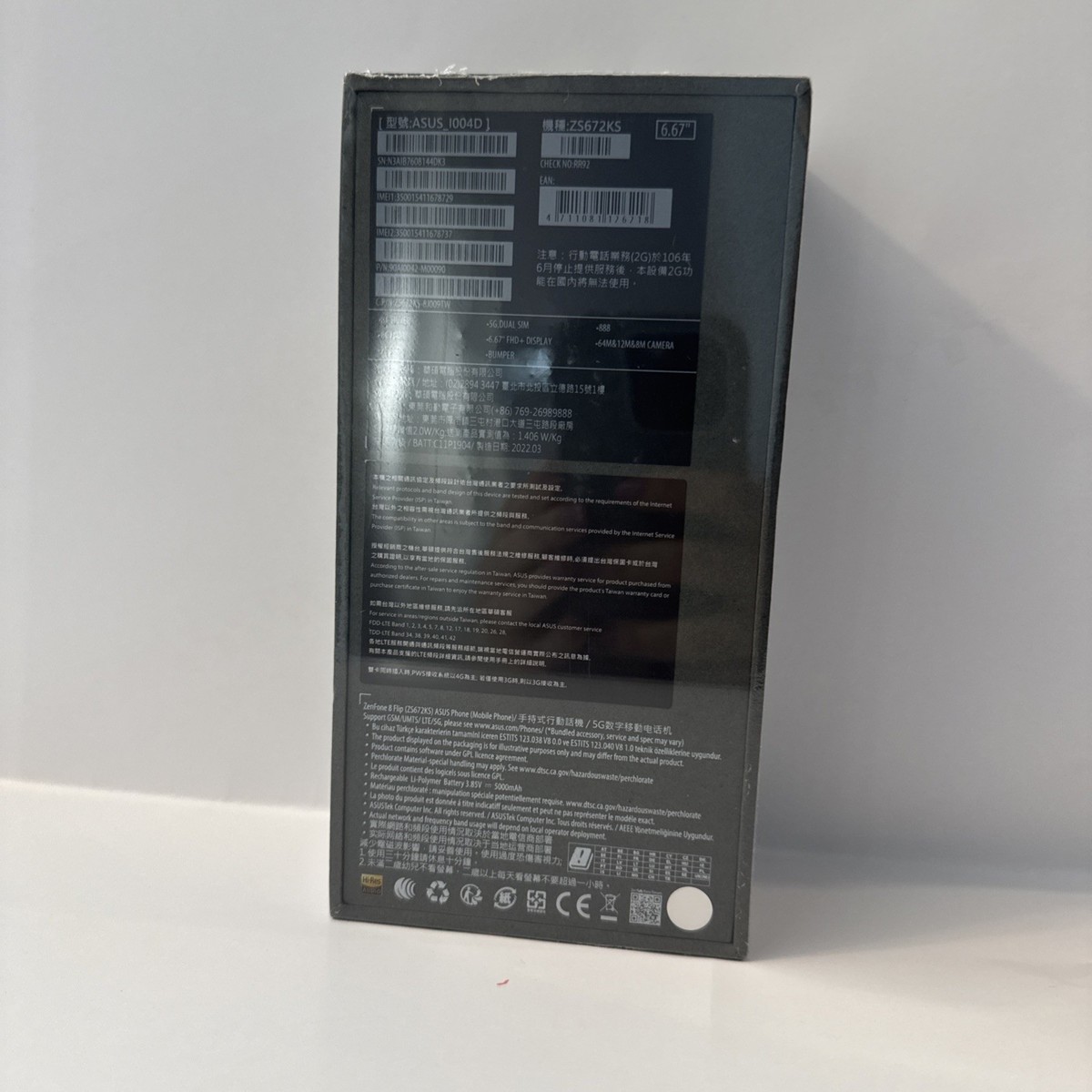 ASUS Zenfone 8 Flip - 256 GB - Silver (Unlocked) for sale online