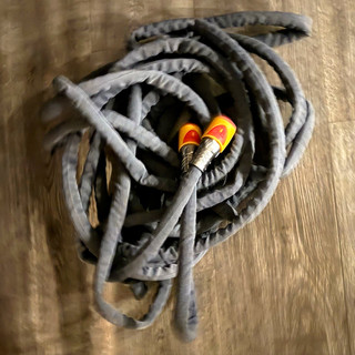 Hozelock 12.5m Outdoor Water Hose Grey/Yellow/Red with Aqua Stop Connector
