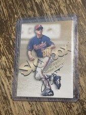 1999 SkyBox Autographs Michael Barrett Rookie Card Auto Montreal Expos Baseball. rookie card picture