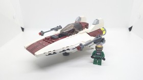LEGO Star Wars 6207 A Wing Fighter Incomplete Set - Pilot Included