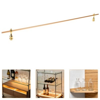 Wine Cabinet Guardrail Railing for Bar Shelves Shelf Rails Alloy Gallery