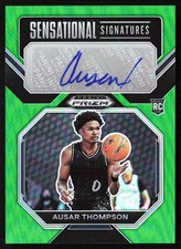 2023-24 Prizm Draft Sensational Signatures Green Ausar Thompson Auto #SS-AST